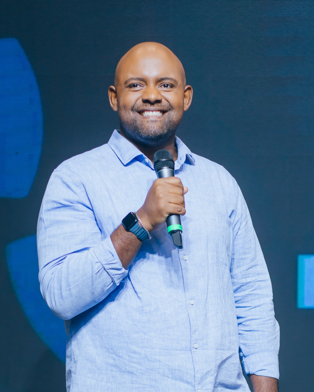Cássio Rufino no palco